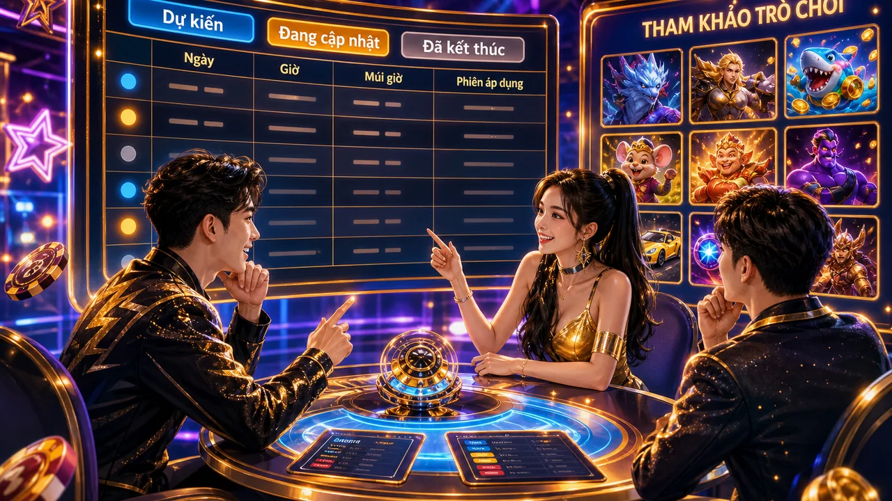 Đọc lịch sự kiện dễ hơn: bàn tròn win55 cho người mới và bảng chọn trò chơi